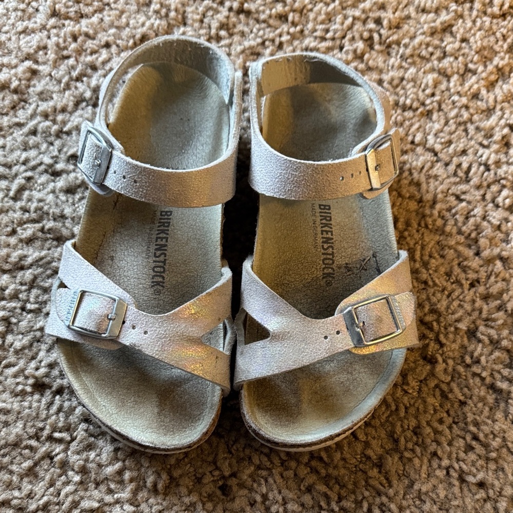 Birkenstock Kids Metallic Sandals